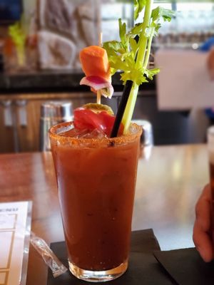 Very good bloody mary. The spice was perfect