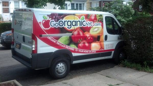 Our colorful delivery truck!