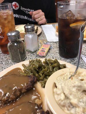 So good. Hamburger steak