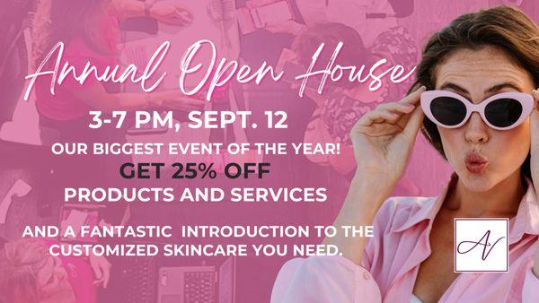 Annual Open House is almost here!