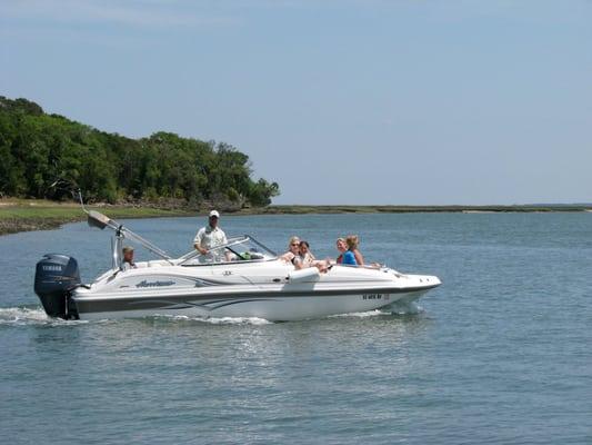 Boat Charter in Hilton Head Island with Live Oac