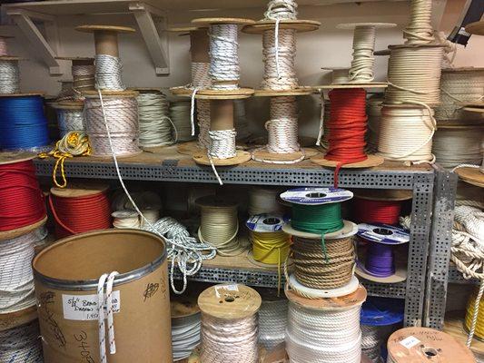 A lot of different kinds of Rope.