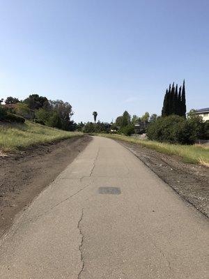 Mokelumne trail entrance near Bluerock dr