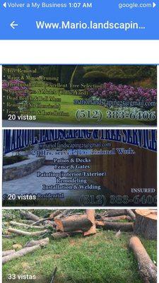 Landscaping & trees service