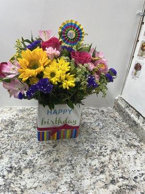 Birthday bright bouquet