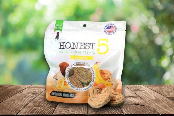 Honest5 banana dog treats!