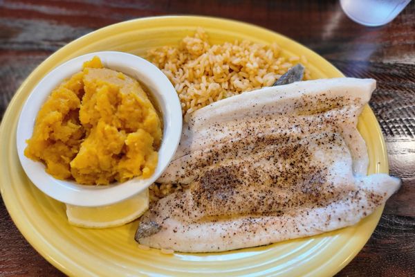 Lemon pepper trout