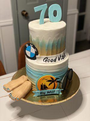 Good vibes & GREAT, delicious cake!