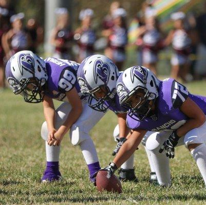 Lineman getting ready to explode off the line #rcpw