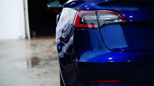 Tesla Model 3 2018 PPF rear bumper