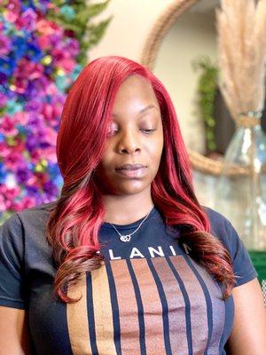 Traditional sew-in