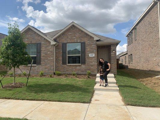 DR Horton new home sold in Little Elm.