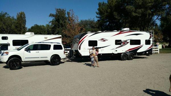 Custom rear lift fabricated with Firestone airbags installed to haul my trailer!