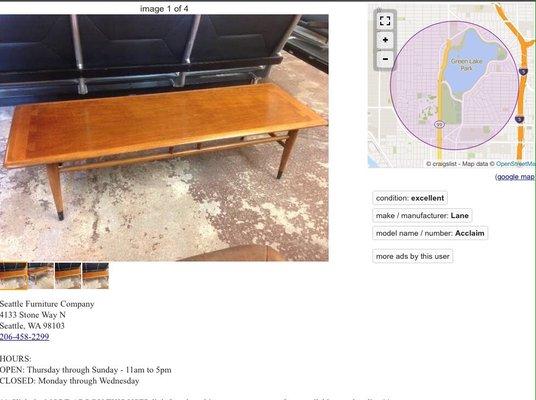 Seattle Furniture