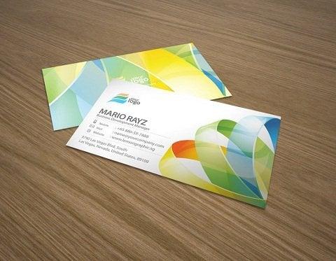 Full Color Business Cards and Flyers in one day custom business card design