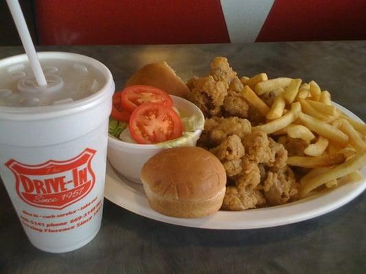 The Drive In's fried gizzard platter - the Holy Grail of Gizzards!