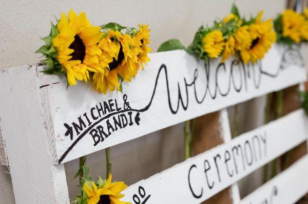 Rustic sign