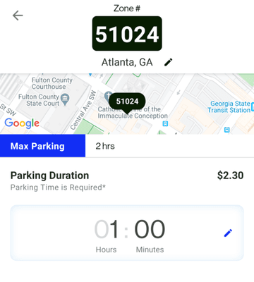 Street parking in the immediate area costs $2.30 for one hour using the ParkMobile app as of May 20, 2020.