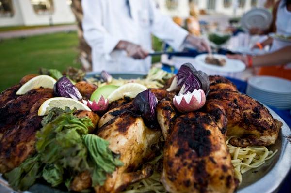 Barbecue chicken.