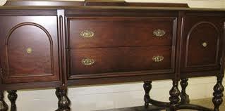 Antique furniture restoration example