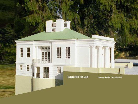 EDGEHILL HOME,
 A luxury home with a city view. 

It has a neo-classical design fitting for a country estate.