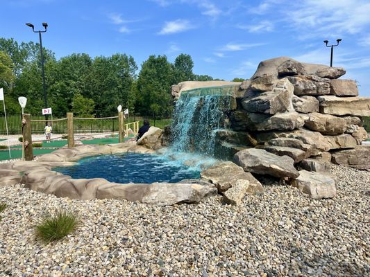 Waterfall at Mini Golf Course