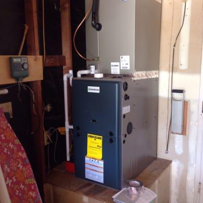 Latest install, 95%gas Guardian Furnace!