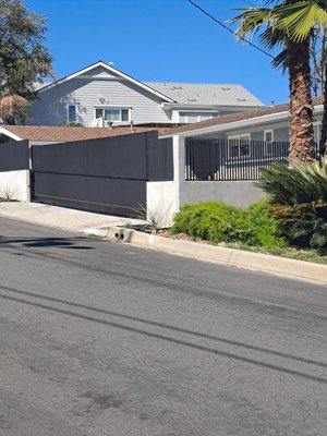 fence and sliding gates