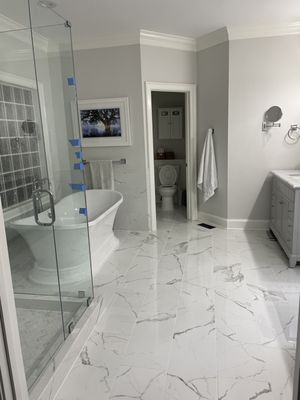 Bathroom remodel completed