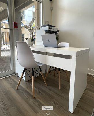 Front desk at our Pompano Beach office