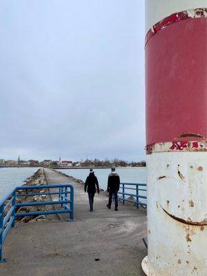 Two Rivers North Pierhead Light Tower