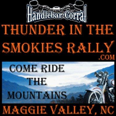 Motorcycle Rally in Maggie Valley, NC. May 4-6, June 29-July 1 & Sept 7-9, 2018