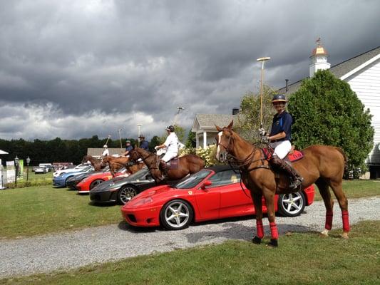 All kinds of horsepower at Saratoga Polo!