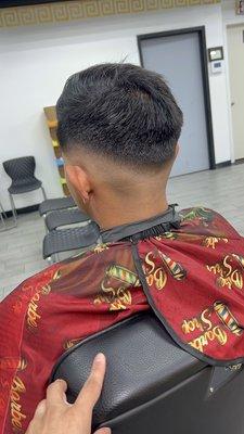 Bald Mid drop fade