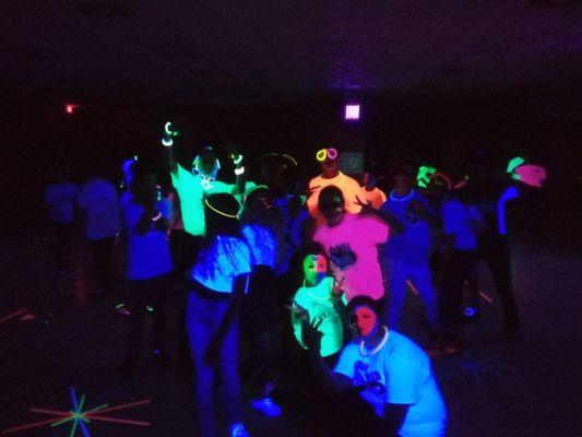 Glow party.