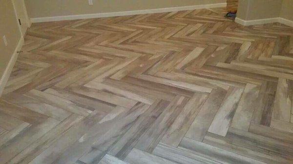 Wood tile special pattern