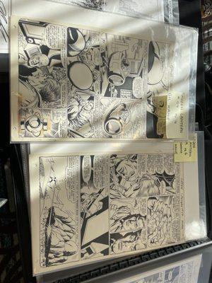 $13,500 bought/sold at the 11/14/21 Sunday FALL 2021 Convention. Green Lantern 59 Origin Pages by Gil Kane