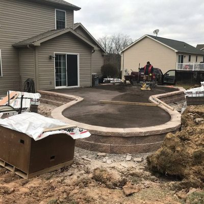 Paver installation