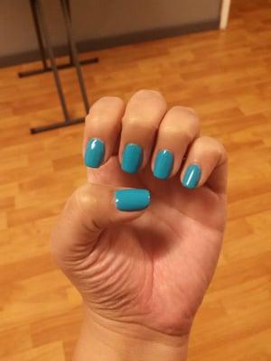 Beautiful blue gels