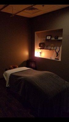 One of our very spacious massage therapy treatment rooms