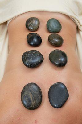 Hot stones are a fantastic option, I don't just place them , I massage with them. Very relaxing heat.