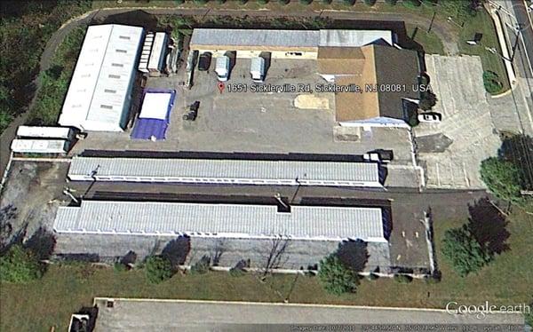 Aerial view of our 20,000 sq ft facility on 4.77 acres of property.