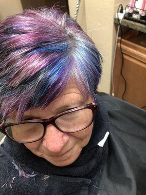 Fun color for a quick summer pick me up, hairbydanece