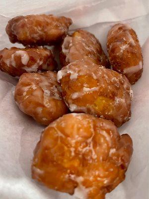 Apple fritter donut holes