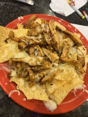 Kids Menu Chicken Nachos