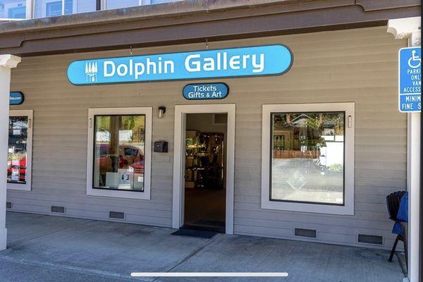 New location for Gualala Art's Dolphin Gallery in Seacliff Center downtown Gualala on the Pacific Ocean bluff top.