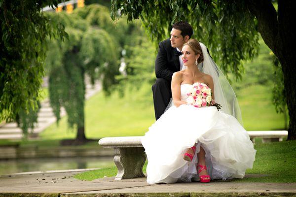 Bride & Groom at Wade Oval Park