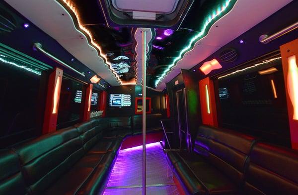 Inside Look Party Bus