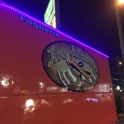 Logo on the taco truck