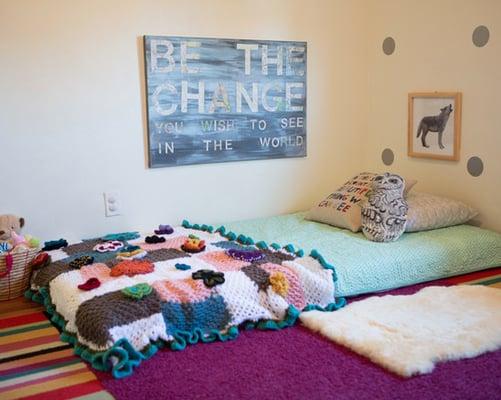 Montessori floor bed